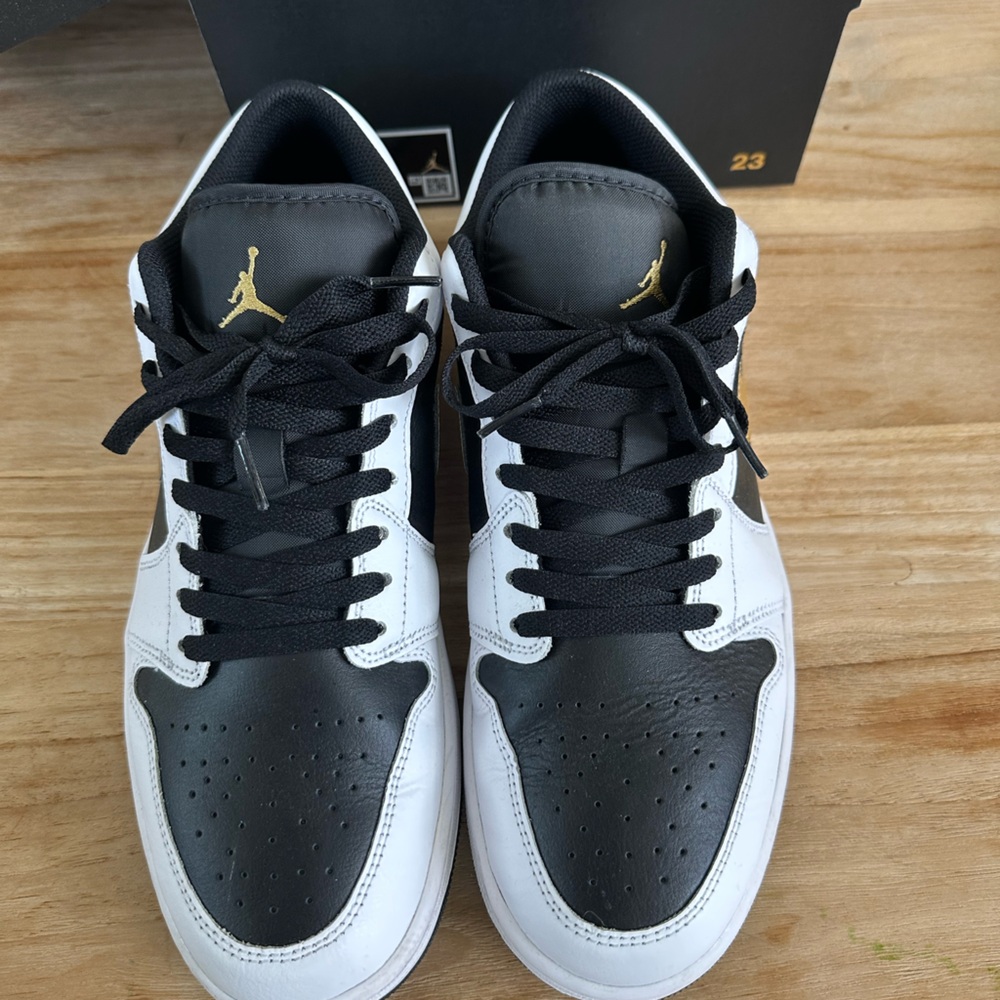 Jordan Black and White Classic Sneakers
